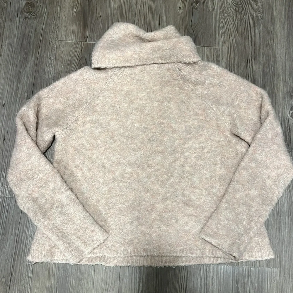 Madewell Dusty Pink Turtleneck Sweater - Picture 5 of 6
